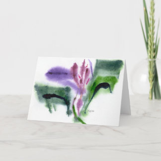 Iris, Small, Notecard Karte