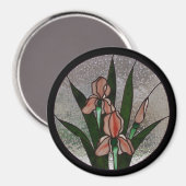 Iris Stains Glass Magnet (Vorderseite/Rückseite)