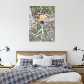 Iris Stretched Canvas Print Leinwanddruck (Insitu (Schlafzimmer))