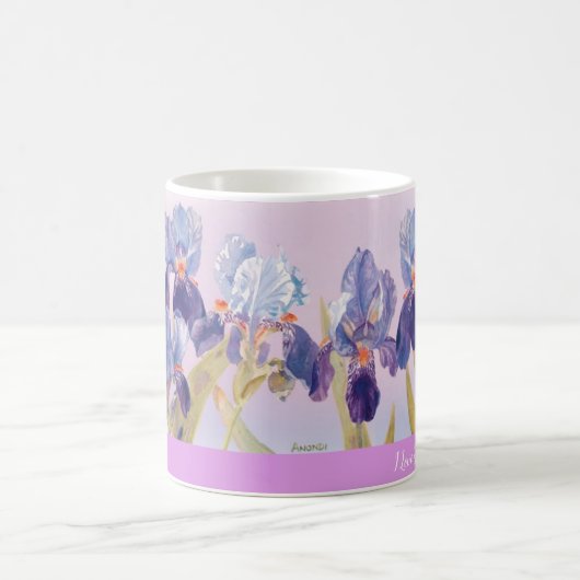 Iris-Tasse für Mutter Kaffeetasse (Mittel)