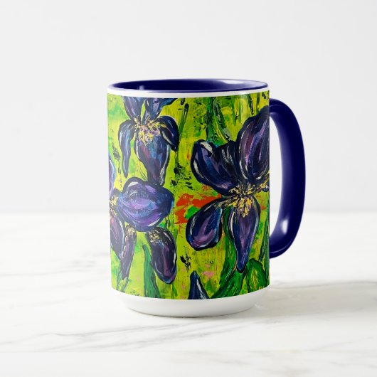 Iris-Tasse Tasse (VorderseiteRechts)