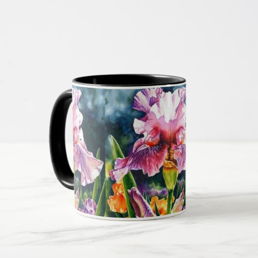 Iris-Tasse Tasse (Vorderseite Links)