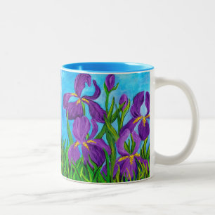 Iris-Tasse Zweifarbige Tasse