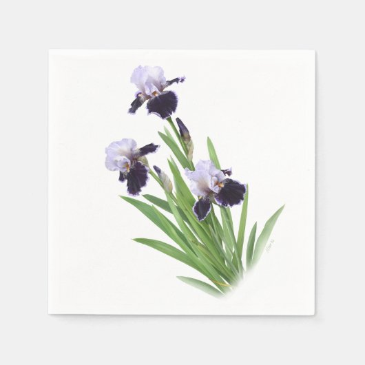 Iris Trio Serviette (Vorderseite)