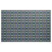Iris und Bienen Stoff (Yard (91,4 cm))