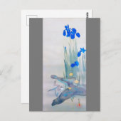 Iris und Bird, Watanabe Seitei Postkarte (Vorne/Hinten)