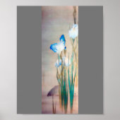 Iris und Carp, Watanabe Seitei Poster (Vorne)