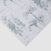 Iris und Delphinium Garden Seidenpapier (Detail)