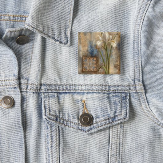 Iris und Fliese Button (Beispiel)