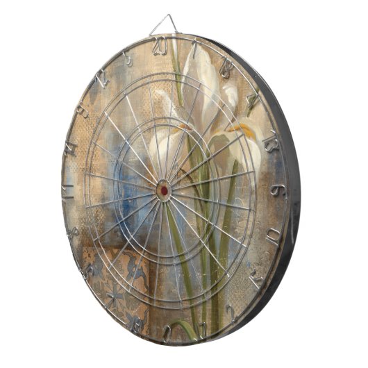 Iris und Fliese Dartscheibe (Vorderseite rechts)