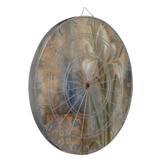 Iris und Fliese Dartscheibe (Vorderseite Links)