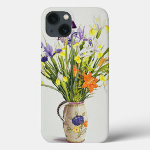 Iris und Lilien in einem niederländischen Krug iPhone 13 Hülle