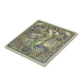 Iris und Muse Art Nouveau Pat#5 ID1193 Fliese (Seite)