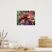 Iris und Regen Poster (Küche)