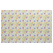 Iris und Rose Blumenmuster Stoff (Fat Quarter (45,7 x 55,9 cm))