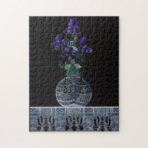 Iris und Spitzenpuzzle Puzzle