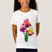 Iris und Splash von Aquarellfarben T-Shirt (Vorderseite)