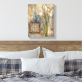 Iris und Tile Leinwanddruck (Insitu (Schlafzimmer))