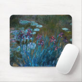 Iris und Wasser-Lilien, Claude Monet Mousepad (Mit Mouse)