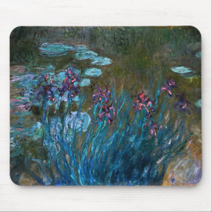 Iris und Wasser-Lilien, Claude Monet Mousepad
