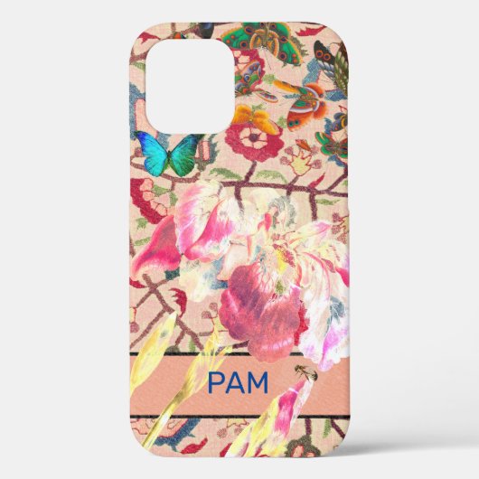 IRIS UND WILLIAM MORRIS iPhone 12 FALLNAMEN Case-Mate iPhone Hülle (Rückseite)