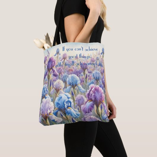 Iris und Zitat Tasche (Von Nahem)