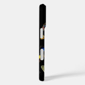 IRIS UNTER DEN FARBEN SCHÜTTERFLIESSEN Schwarze Bl Case-Mate iPhone Hülle (Rückseite / Rechts)