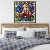 Iris Unter der Golden Symphony Leinwanddruck (Insitu (Schlafzimmer))