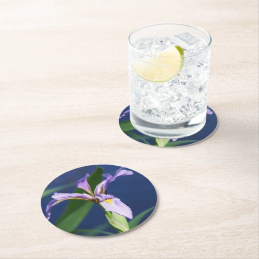 Iris-Untersetzer-Packung mit 6 Runder Pappuntersetzer (Vor Ort)