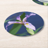 Iris-Untersetzer-Packung mit 6 Runder Pappuntersetzer (Angewinkelt)