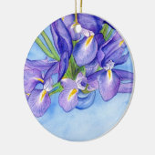 Iris Vase Blume Art Malerei Ornament Anhänger (Links)