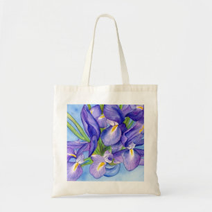 Iris Vase Blume Malen Tote Beutel Tragetasche