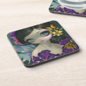 "Iris-Verzauberungs-" Untersetzer (Linke Seite)