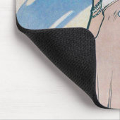 Iris (vier Blume), Alphonse Mucha Mousepad (Ecke)