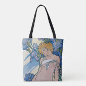 Iris (vier Blume), Alphonse Mucha Tasche (Rückseite)