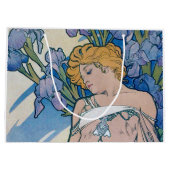 Iris (Vier Blumen), Alphonse Mucha Große Geschenktüte (Rückseite)