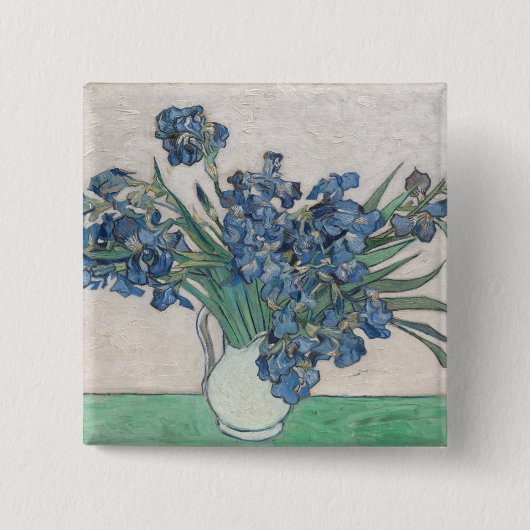 Iris Vincent van Goghs |, 1890 Button (Vorderseite)
