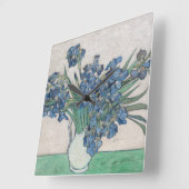 Iris Vincent van Goghs |, 1890 Quadratische Wanduhr (Winkel)