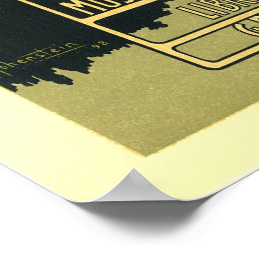 IRIS Vintage französische Werbung Poster (Ecke)