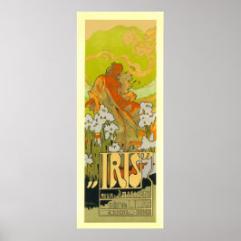 IRIS Vintage französische Werbung Poster