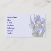 Iris Visitenkarte (Rückseite)