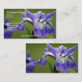 Iris-Visitenkarte Visitenkarte (Vorne/Hinten)