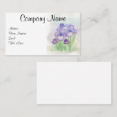 Iris-Visitenkarten Visitenkarte (Vorne/Hinten)