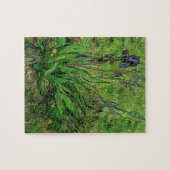 Iris von Vincent van Gogh, Blume im Vintagen Garte Puzzle (Horizontal)