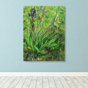 Iris von Vincent van Gogh, Vintage Gartenblumen Leinwanddruck