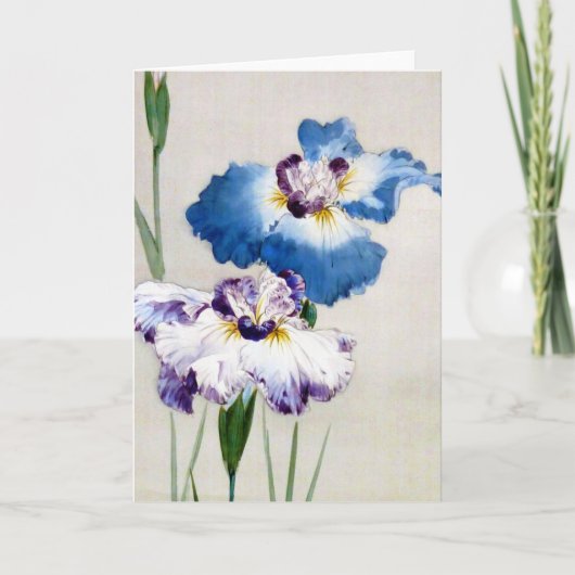 Iris, Watanabe Seitei Karte (Vorderseite)