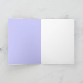 "Iris Watercolor with Morris Design" Karte (Innenseite)