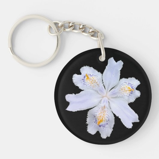 Iris White Schlüsselanhänger (Vorderseite)