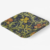 Iris William Morris Muster  Pappteller (Gewinkelt)