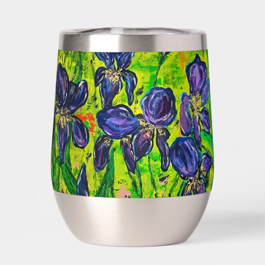 Iris Wine Tumbler warm oder kalt (Rückseite)